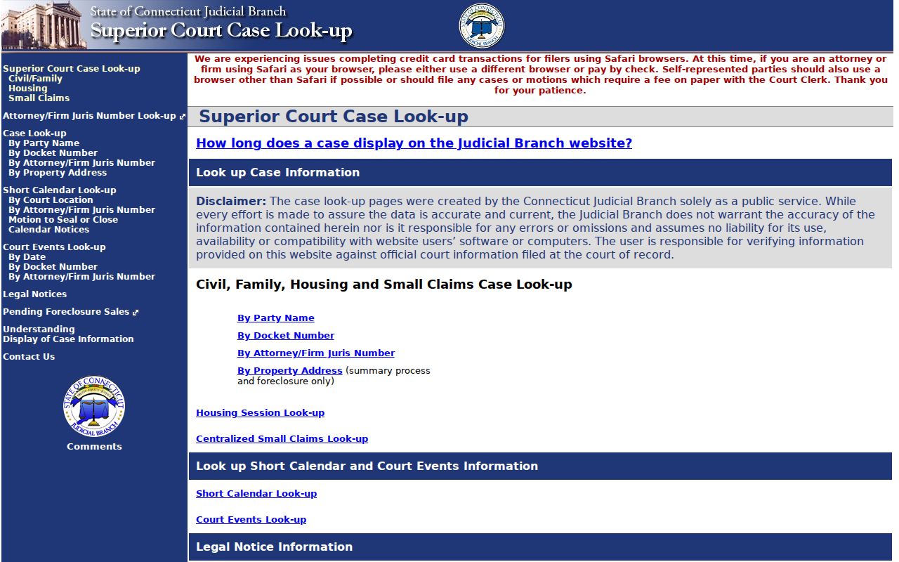 Branford residents directory Connecticut civil inquiry source